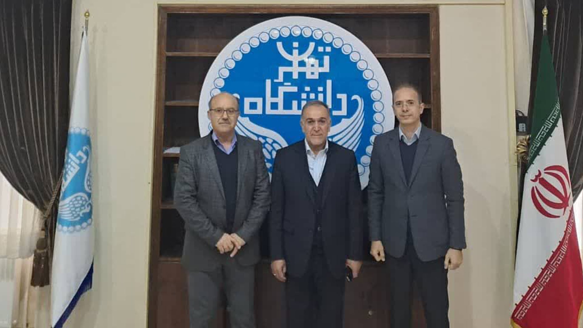 نشست خبری با دانشگاه تهران