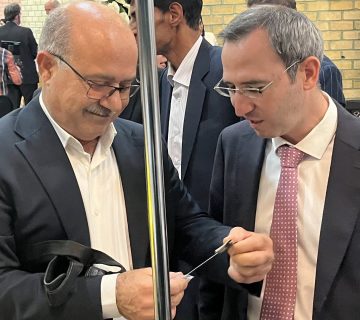 بازدید از غرفه گروه رحمانی