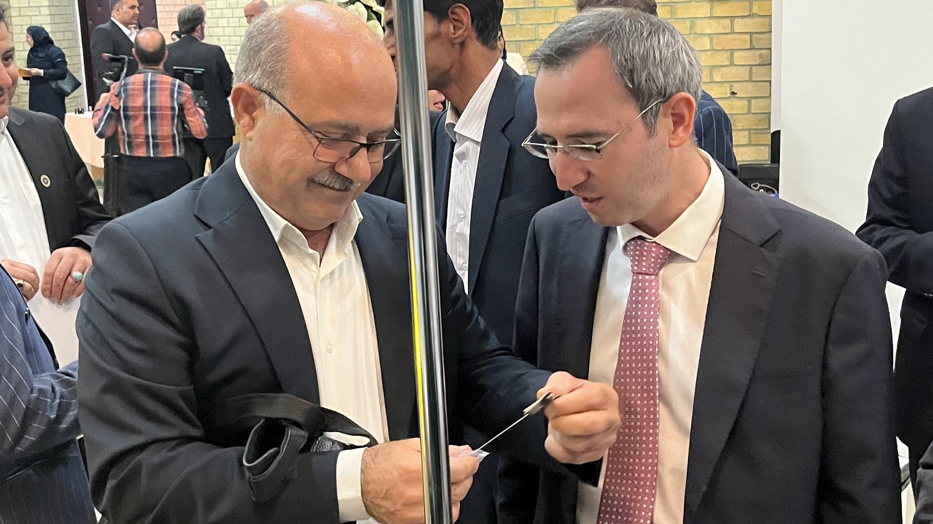 بازدید از غرفه گروه رحمانی